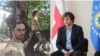 ფოტოკოლაჟი: გიო ადამია შვილთან ერთად და ირაკლი კობახიძე