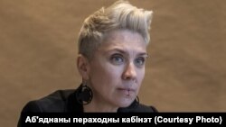 Вольга Гарбунова, прадстаўніца Аб'яднанага пераходнага кабінэту ў сацыяльных пытаньнях