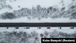 Польша-Украина чек арасы. Иллюстрация
