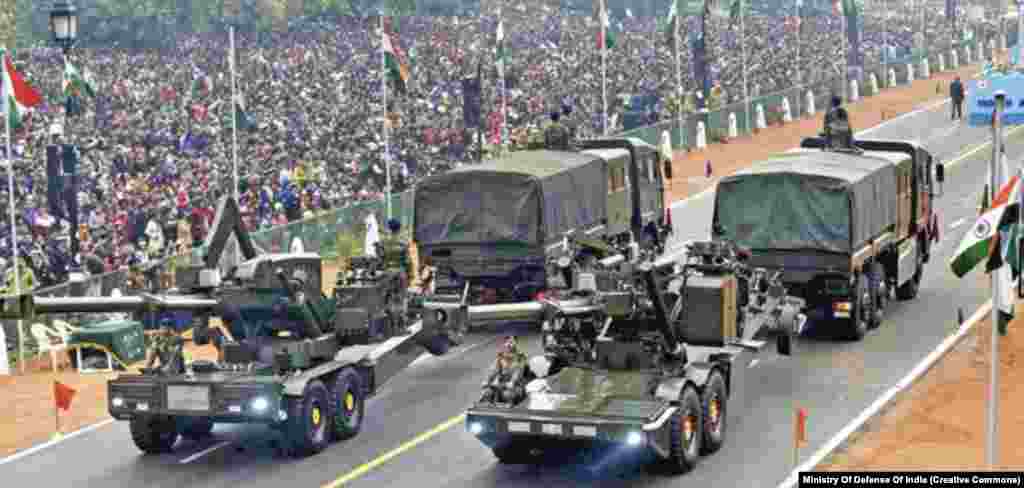 Indian-made Advanced Towed Artillery Gun Systems take part in a parade in India in 2017. In August 2023, Armenia received its first shipment of India&rsquo;s Advanced Towed Artillery Gun Systems (ATAGS). Yerevan has reportedly ordered 84 of the weapons at a cost of $155.5 million, and was the first country India sold the newly developed artillery systems to. &nbsp;