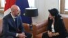 ფოტო არქივიდან: ევროპული საბჭოს პრეზიდენტი შარლ მიშელი და საქართველოს პრეზიდენტი სალომე ზურაბიშვილი 