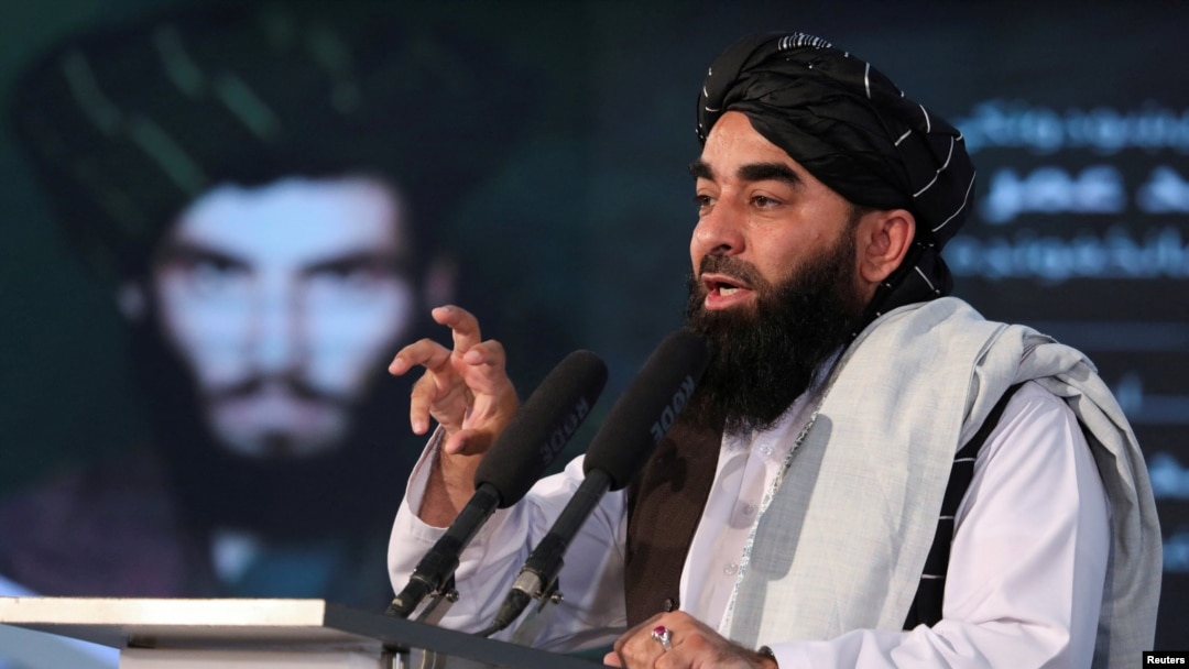 ذبیح الله مجاهد سخنگوی حکومت طالبان