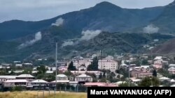 Արցախ - Հրետանային հարվածներ Ստեփանակերտի մերձակայքում, 19-ը սեպտեմբերի, 2023թ.