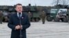 Міністар абароны Польшчы Марыюш Блашчак наведаў дывізію, якая ствараецца на мяжы зь Беларусьсю. 12 лістапада 2023 году.