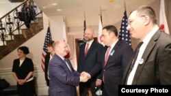 აშშ-ის კონგრესის დელეგაციის და საქართველოს ოპოზიციური პარტიების წარმომადგენელთა შეხვედრა 