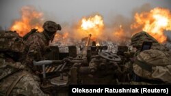 Бахмут шаарына жакын жайгашкан аймактагы фронт. 15-январь, 2023-жыл.
