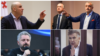 ფოტოკოლაჟი: ნიკა მელია, ბადრი ჯაფარიძე და მამუკა ხაზარაძე, ნიკა გვარამია, მიხეილ სააკაშვილი