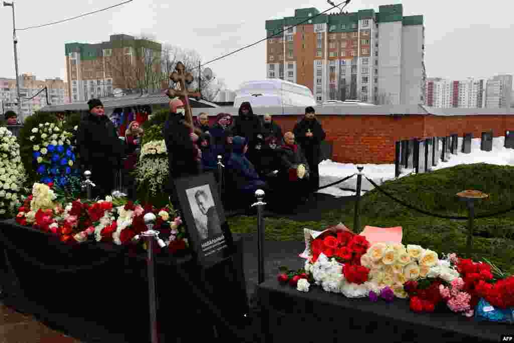 &nbsp;Борисов көрүстөнүндө Навальный менен коштошуу зыйнаты өттү.&nbsp;