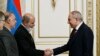 Премьер-министр Никол Пашинян принимает секретаря Высшего совета национальной безопасности Ирана Али Акбара Ахмадиана, 9 января 2025 г.
