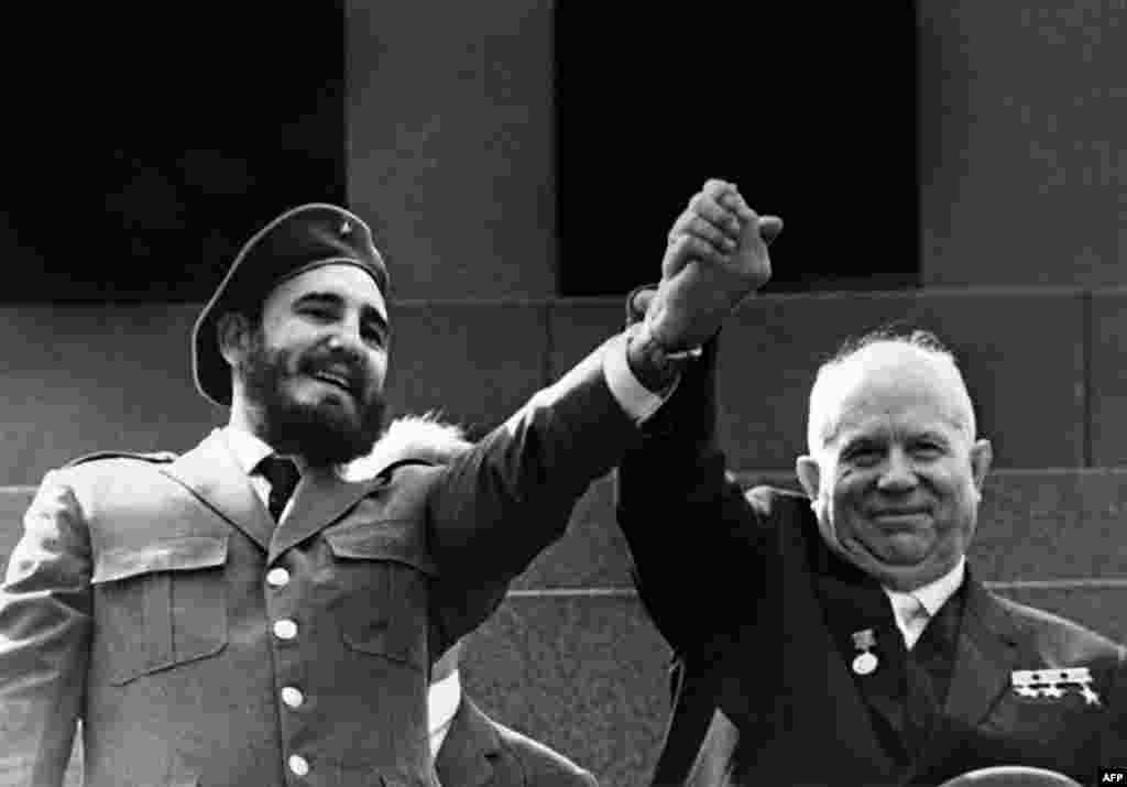 Фидел Кастро Никита Хрущев менен. 1963-жыл