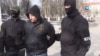 Кадр зь сюжэту тэлеканалу СТВ пра затрыманьне Сяргея Кунцэвіча.