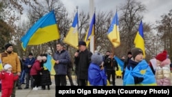 Митинги против российской оккупации, Голая Пристань, 2022 год