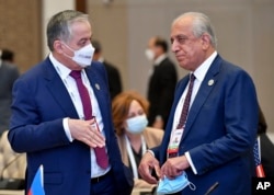 ტაჯიკეთის საგარეო საქმეთა მინისტრი და აშშ-ის სპეციალური წარმომადგენელი ავღანეთში. 2021 წლის 16 ივლისი