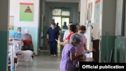 Кыргызстандагы ооруканалардын бири. Ош шаары. 