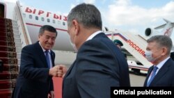Қырғызстан президенті Сооронбай Жээнбеков. 