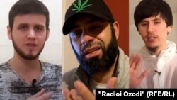 Слева направо: Сулаймон Орзуев, Музаффар Давлатов и Шерзод Мамадшоев