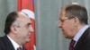 Встреча глав МИД России и Азербайджана Сергея Лаврова и Эльмара Мамедъярова в Москве, 18 июля 2011 г. 