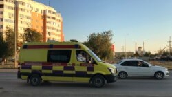 Машина скорой помощи в Актобе.