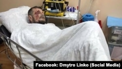 იჰორ მოსიიჩუკი მასზე განხორციელებული თავდასხმის შემდეგ.