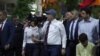 Armenia - Prime Minister Nikol Pashinian and his political allies campaign in Armavir, June 7, 2021.