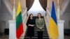 Інга Ругінєнє очолює литовський уряд з 26 серпня, це її перший закордонний візит 