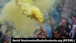 Марш у Кіеве з нагоды 76-х угодкаў заснаваньня УПА