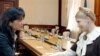 Ukraine -- Prime Minister Yulia Tymoshenko (R) meets with IMF envoy Ceyla Pazarbasioglu in Kyiv, 17Oct2008