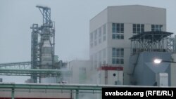 Завод сульфатнай беленай цэлюлёзы каля вёскі Якімава Слабада, 2017 год