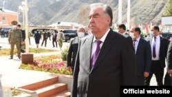 Эмомали Рахмон в Ворухе, 9 апреля 2021 года