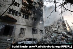 Последствия российской атаки на Киев. 17 июня 2025 года