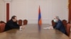 Встреча Никола Пашиняна (справа) с Гагиком Царукяном, 29 декабря 2020 г.  