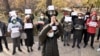 Акция протеста у посольства Ирана в Армении, Ереван, 20 ноября 2019 г.