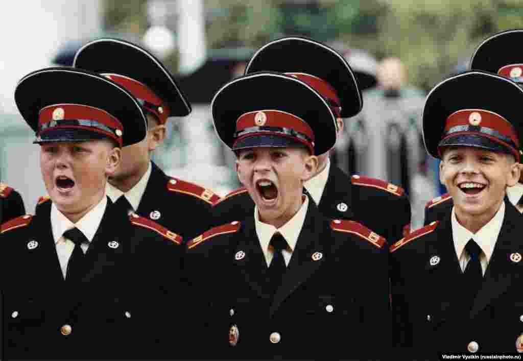 Ресей әскерінің кадеттері. 1990-жылдардың аяғы.
