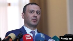 Секретарь Совета безопасности Армении Армен Григорян (архив)