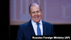 Министр иностранных дел России Сергей Лавров на встрече со студентами МГИМО, Москва, 1 сентября 2021 г. 