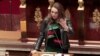 Автор законопроекта, криминализующего отрицание Геноцида армян, Валери Буайе выступает на заседании Национального Собрания Франции, 22 декабря 2011 г.  