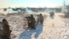 Военные учения вблизи оккупированного Крыма 23 декабря 2021 года. Через два месяца здесь российские войска прорвут оборону и захватят значительную часть юга Украины