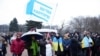 Митинг на Марсовом поле в Петербурге 