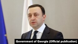 საქართველოს პრემიერ-მინისტრი ირაკლი ღარიბაშვილი. თბილისი, 2022 წელი.