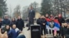 Draško Stanivuković, gradonačelnik Banjaluke, na protestu 10. 12. 2024.
