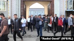 После праздничного намаза. 2021 г.