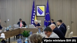Sjednica Vijeća ministara BiH u Sarajevu, 9. 9. 2025.